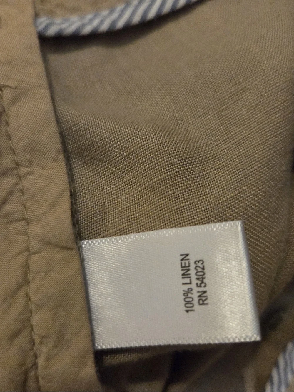 Banana Republic Women’s Khaki Straight-Leg Pants - Light Tan - Picture 4 of 6